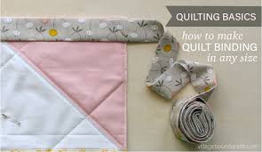 Quilt Binding Making The Binding Village Bound Quilts
