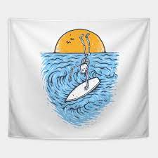 Each surf tapestry from w.francis is made of high quality, lightweight spun polyester and ★ key features of our surf wall tapestries: Death Surfer Surf Tapestry Teepublic