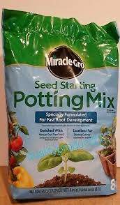 With the right soil and growing conditions, you'll h. Miracle Gro Seed Starting Potting Mix 8 Quart 17 08 Picclick
