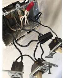 How the switch cable cores are connected to a typical plastic one way plate switch or dimmer. Confusing 3 Gang Box Wiring Doityourself Com Community Forums