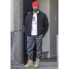 Welcome to h&m, your shopping destination for fashion online. Kanye Omari West On Instagram Ye Wore Red Rei Knit Beanie Black Yeezy Season 4 Pocket Jacket White Eazy E Tee Grey Dickies Pants Paired With Beige Yeezy