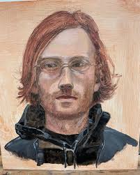 Just completed my first painting in a while! Well it's still really a  drawing I suppose!!