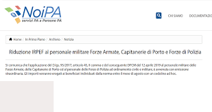 Corpo forestale dello stato), per le forze di polizia ad ordinamento militare (arma dei carabinieri e corpo della guardia di finanza) e per le forze armate 1. Noipa Cedolino Forze Armate E Polizia Ad Agosto Il Bonus Defiscalizzazione