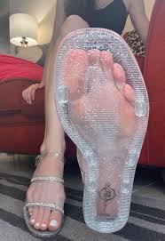 Clear sandals with soles see-through - FeetPlaza