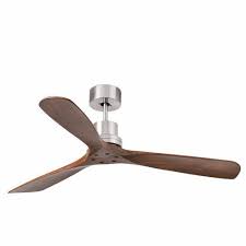 Ventilateur Plafond Diam 1320 Nickel Mat 3 Pales Lantau Faro 33370 Plafondventilator Houten Plafond Ventilator