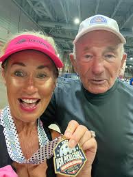 Atlantic City Pickleball Open has been a lucky one for me this weekend!  🎰🏓 Today, I earned the golden ticket to 2024 Nationals with Abhinav  Saigal 🥇🥇 We had a great day