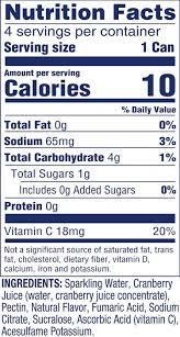 The cranberry plant (scientific name: Diet Sparkling Cranberry Ocean Spray