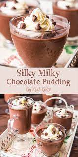Silky Milky Chocolate Pudding Desserts Chocolate Pudding Recipes Best Dessert Recipes