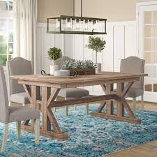 Farmhouse dining table, reclaimed wood parsons kitchen table. Birch Lane Naswith Butterfly Leaf Solid Wood Dining Table Reviews Wayfair