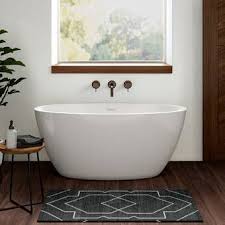 Before buying an air bathtub, you must. 48 X 32 Drop In Soaking Bathtub Reviews Allmodern Free Standing Bath Tub Soaking Bathtubs Modern Tub