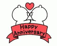 Anniversary wishes may your special day be a celebrating of where you have been where you are, & how you are growing together in the lord.' no one can know what the outcome of spending years together will be. Happy Anniversary Gif Funny Trending Gifs Wishes For Anniversary