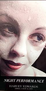 Harvey Edwards Night Performance Ballet 1979 Litho Poster FRAMED 40H X 25W