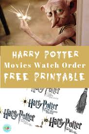 We may earn commission on some of the items yo. Harry Potter Movies Watch Order Extraordinary Chaos