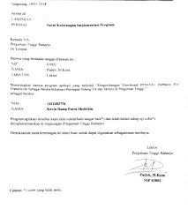 Skripsi ini adalah murni gagasan, rumusan, dan penelitian saya sendiri, tanpa bantuan pihak lain, kecuali arahan. Surat Keterangan Implementasi