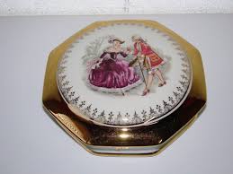 Ancienne Grosse Bonbonniere Porcelaine De Limoges Room Living Room
