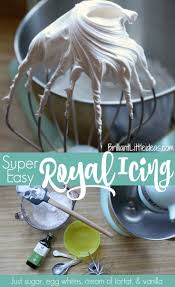 The recipe that is my standard calls for meringue powder. Super Easy Royal Icing Brilliant Little Ideas