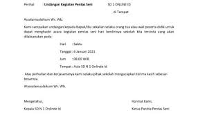 Artikel ini membahas contoh surat undangan remi, setengah resmi dan tidak resmi, gunak keperluan sekolah, perusahaan dan kegiatan lainya.✅. Buatlah Surat Undangan Resmi Untuk Menghadiri Kegiatan Pentas Seni Yang Diadakan Di Sekolahmu Cute766