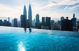Rooftop infinity pool kl at somerset kuala lumpur | photo: Infinity Pools Stilpunkte