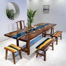 Dining room benches are a great alternative to traditional chairs. Wooden And Bench Chair Set Resin 6 Seater Epoxy Sea Design Dining Table Buy Epoxy Dining Table Sea Design Dining Table And Chair Set Resin 6 Seater Wooden Dining Table 60 120 Product On