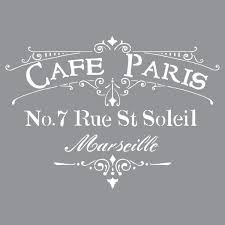 Amazon Com Deco Art Americana Decor Stencil Cafe Paris French Stencil Americana Decor Stencils
