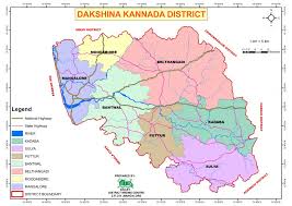 Easy trick to draw the map of karnataka using letters and numbers. Map Of District District Dakshina Kannada Government Of Karnataka India