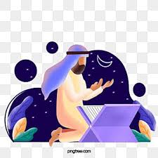 hand drawn cartoon reading quran prayer illustration prayer bookshelf quran png transparent clipart image and psd file for free download kartun ilustrasi kartun menggambar tangan