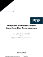 Jawaban soal quiz logika dan algoritma bsi semester 1. Quiz Uas Logika Algoritma 12 1c 07