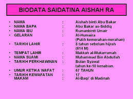 Wafat, kaum muslimin dihadapkan sesuatu problem yang berat, karena nabi sebelum meninggal tidak. Unit 2 Saidatina Aishah Ra Ilmuwan Wanita Terunggul