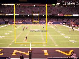 New Orleans Saints Superdome Seating Chart Interactive Map