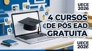 Procurando Oportunidade de Especialização? UECE e UAB Oferecem Centenas de Vagas em 4 Cursos Gratuitos e EAD!