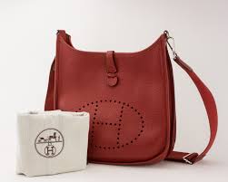 Details About Hermes Taurillon Clemence Evelyne Iii Gm Rouge Casaque Crossbody Bag