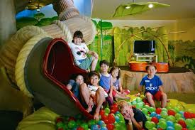 1 Of 2 This Is Kids Club Paradise A Two Storey Three House Slide Straight Into A Ball Pit Find Out Where It Is Singapore With Kids Kid Friendly Hotels Hotel