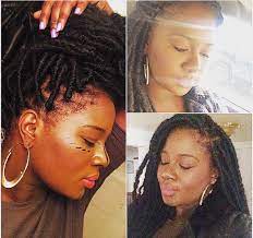 Medium Size Faux Locs With Marley Hair Faux Locs Hairstyles Locs Hairstyles Marley Hair