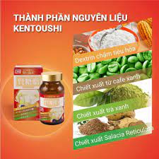 Viên uống giảm cân, tiểu đường Ribeto KEN TOU SHI - XACHTAYNHAT.NET