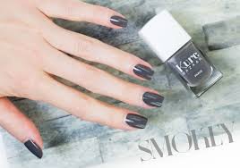 Mani Monday Kure Bazaar Smokey Nail Lacquer Vanityrouge Chic Manicure Nail Polish Nail Varnish