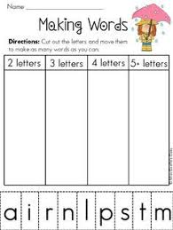 45 Weeks Of Making Word Word Work Literacy Station Each Week Has A Focus Sound And Is Designed To Make As Many Words In 2020 Literacy Stations Making Words Word Work