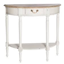 Check spelling or type a new query. Poitiers White Shabby Chic Half Moon Console Table Console Hd365