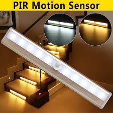 I'm adding a light to my closet. Novashion 10 Led Under Cabinet Lighting Battery Operated Cordless Closet Lights Wireless Motion Sensor Light Safe Night Light For Closet Cabinet Wardrobe Stair 1 Pack Walmart Com Walmart Com