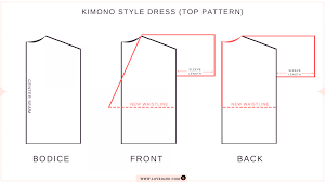 Fold your fabric piece in half with the wrong side facing out. Diy Kimono Style Dress Igho Me