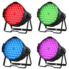 Amazon.com: BETOPPER LED Stage Lights, 54x3W RGB 3 in 1 Par Lights, DMX DJ  Lights Sound Activated Professional Par Can Stage Lights with Stand for  Parties, Wedding, Church, Bar, Concert（4 Pack） :
