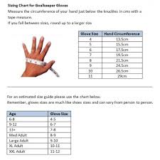 Adidas Football Gloves Size Chart