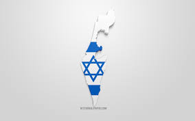 The map shows israel and surrounding. Download Wallpapers 3d Flag Of Israel Map Silhouette Of Israel 3d Art Israel Flag Asia Israel Geography Israel 3d Silhouette For Desktop With Resolution 2560x1600 High Quality Hd Pictures Wallpapers