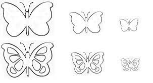 Farfalle sagome da ritagliare lavoretti creativi. Sagome Di Farfalle Per Decorare Creaconlacarta