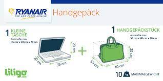 Und wie kann ich möglichst viel zulässiges ryanair handgepäck: Gepack Bei Ryanair Preise Gewicht Dimensionen Reisemagazin Liligo Com