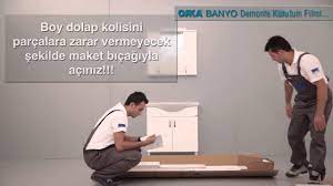 Laminat tezgaha nasıl lavabo montajı yapılır? Orka Banyo Montaj Filmi Youtube
