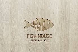 Fish House Logo 399 Http Www Stronglogos Com Product Fish House C2 A0logo Logo Design Sale Gourmet Fish Seafood Restaurant Fast Food