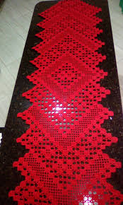 Crochê Filé Caminho De Mesa De Crochê Barbante Passo A Passo Caminho De Mesa Croche File Feito Com 2 Novelos Anne Caminho De Mesa De Croche Trilho Mesa Croche Toalha De Mesa Croche