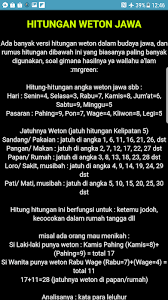 We did not find results for: Perhitungan Weton Jawa Lengkap Latest Version For Android Download Apk