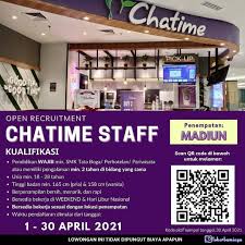 Saat ini pecinta kopi semakin menjamur seiring semakin banyaknya jumlah coffee shop yang ada di indonesia. Lowongan Kerja Chatime Madiun April 2021