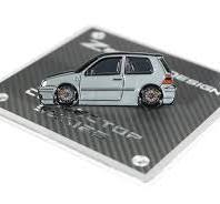 Grey ZSPEC Collector Lapel / Hat Pin - Tribute to the MK4 Golf VW